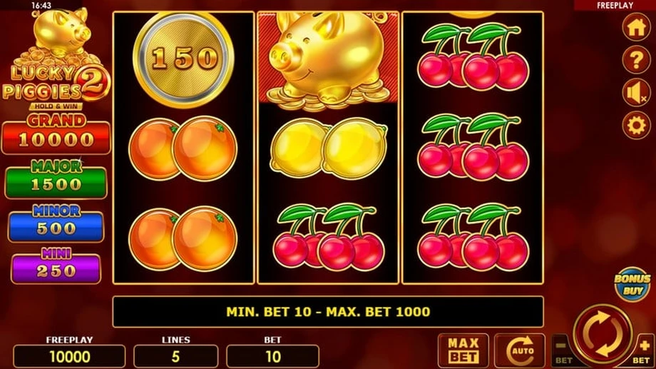 Captura del juego Lucky Piggies 2 Hold&Win, tragamonedas de Amatic disponible en 1win