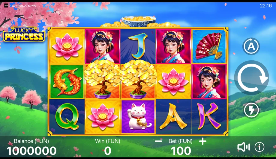 Captura del juego Lucky Princess, tragamonedas de FormulaSpin disponible en 1win