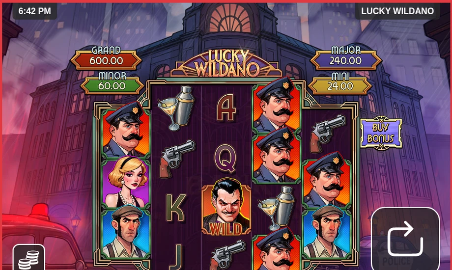 Captura del juego Lucky Wildano, tragamonedas de GameBeat disponible en 1win