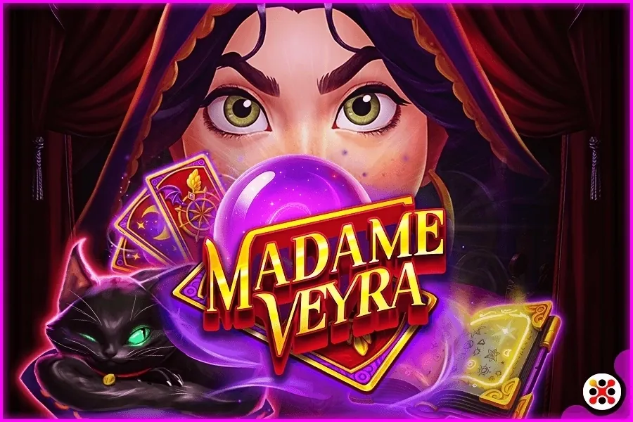 Banner de Madame Veyra, tragamonedas de Mancala disponible en 1win