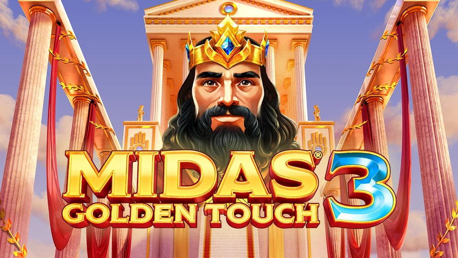 Banner de Midas Golden Touch 3, tragamonedas de Thunderkick disponible en 1win