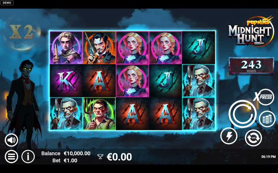 Captura del juego Midnight Hunt, tragamonedas de AvatarUX disponible en 1win
