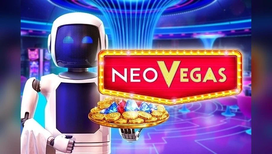Banner de Neo Vegas, tragamonedas de Spribe disponible en 1win