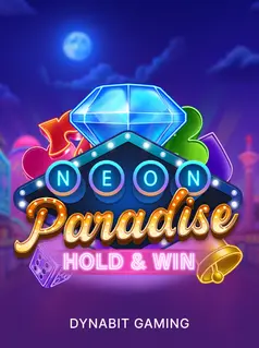 Capa de Neon Paradise: Hold And Win, slot da DynabitGaming disponível na 1win