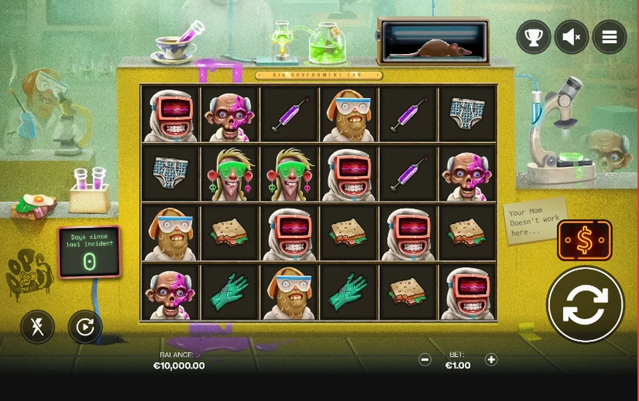 Captura del juego Oops, tragamonedas de Shadylady disponible en 1win