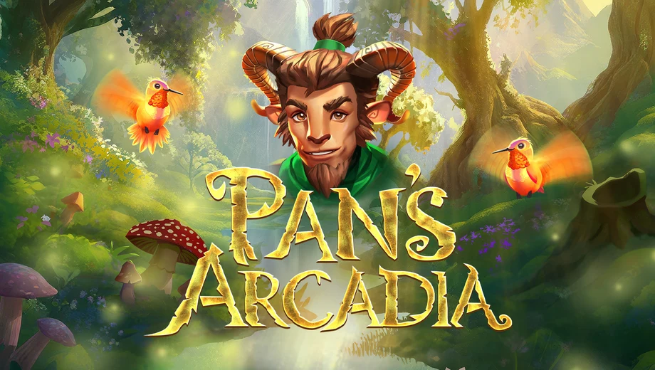 Banner de Pan’s Arcadia, tragamonedas de Thunderkick disponible en 1win