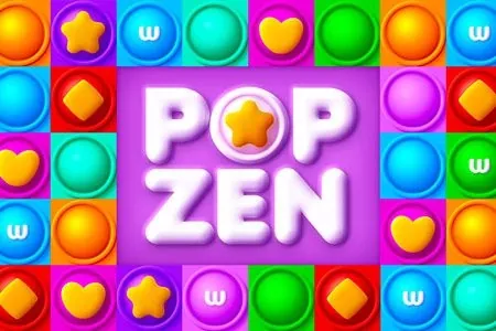 Banner de Pop Zen, tragamonedas de BGaming disponible en 1win
