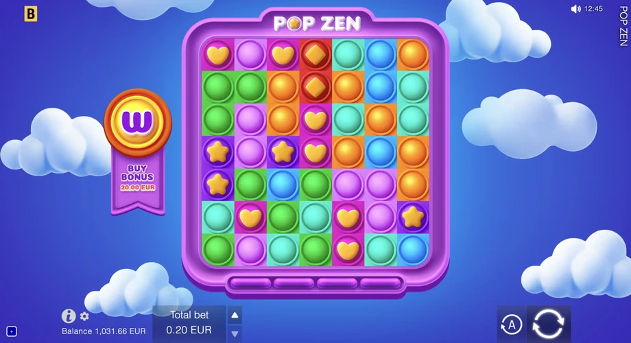 Captura del juego Pop Zen, tragamonedas de BGaming disponible en 1win