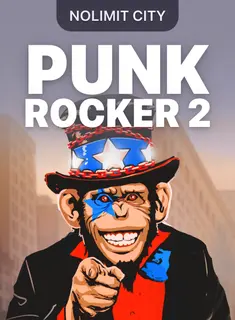 Capa de Punk Rocker 2, slot da Nolimit City disponível na 1win