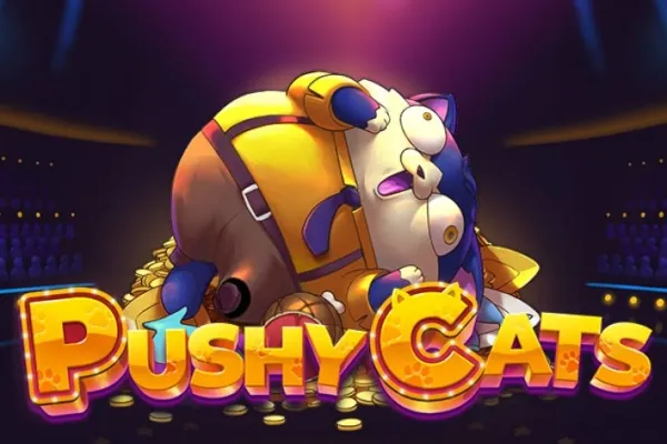 Banner de Pushy Cats, tragamonedas de Yggdrasil disponible en 1win