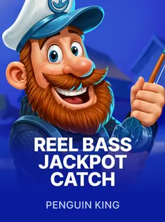 Capa de Reel Bass: Jackpot Catch, slot da Penguin King disponível na 1win