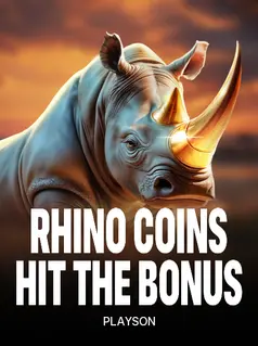 Rhino Coins: Hit the Bonus, tragamonedas de Playson en 1win Chile