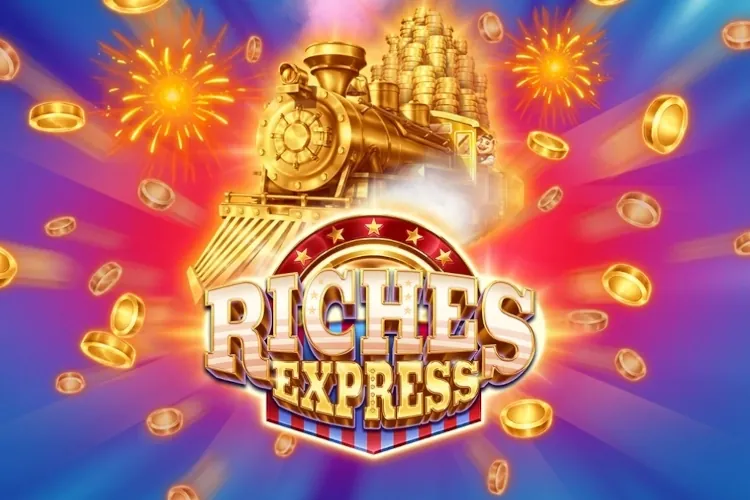 Banner de Riches Express, tragamonedas de Ela Games disponible en 1win