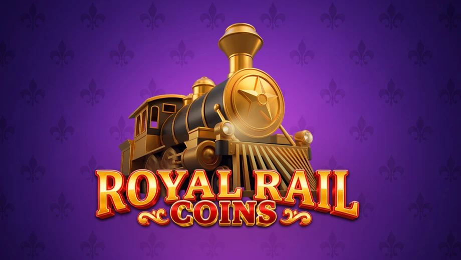 Banner de Royal Rail Coins, tragamonedas de GameBeat disponible en 1win