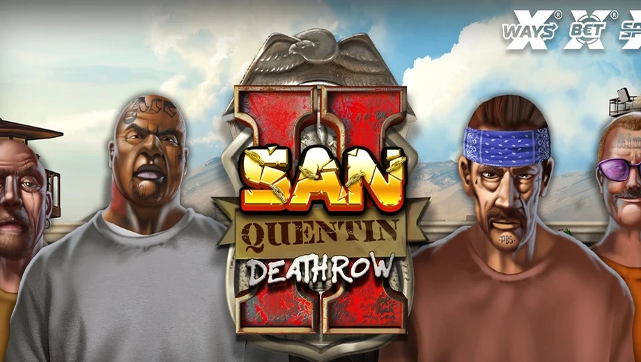 Banner de San Quentin 2: Death Row, tragamonedas de Nolimit City disponible en 1win