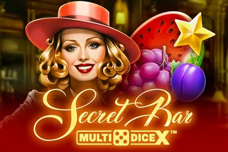 Banner de Secret Bar Multidice X, tragamonedas de BGaming disponible en 1win