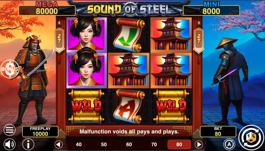 Captura del juego Sound Of Steel Hold And Win, tragamonedas de 1spin4win disponible en 1win