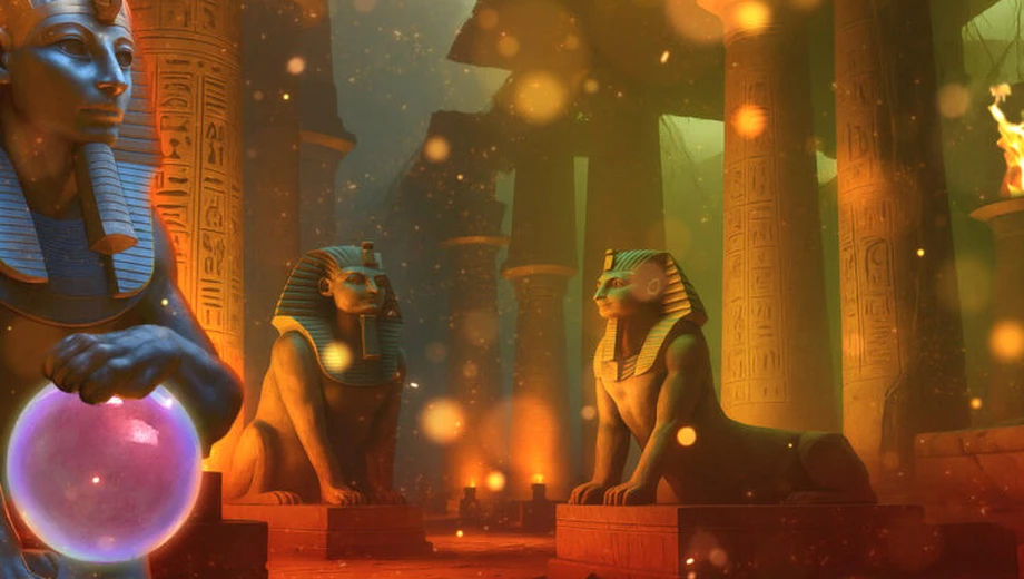 Banner de Sphinx Treasure, tragamonedas de AvatarUX disponible en 1win