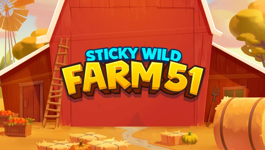 Banner de Sticky Wild: Farm 51, tragamonedas de GameBeat disponible en 1win