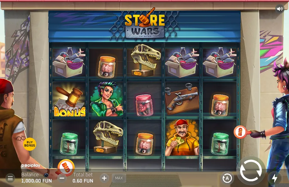 Captura del juego Store Wars, tragamonedas de PopiPlay disponible en 1win