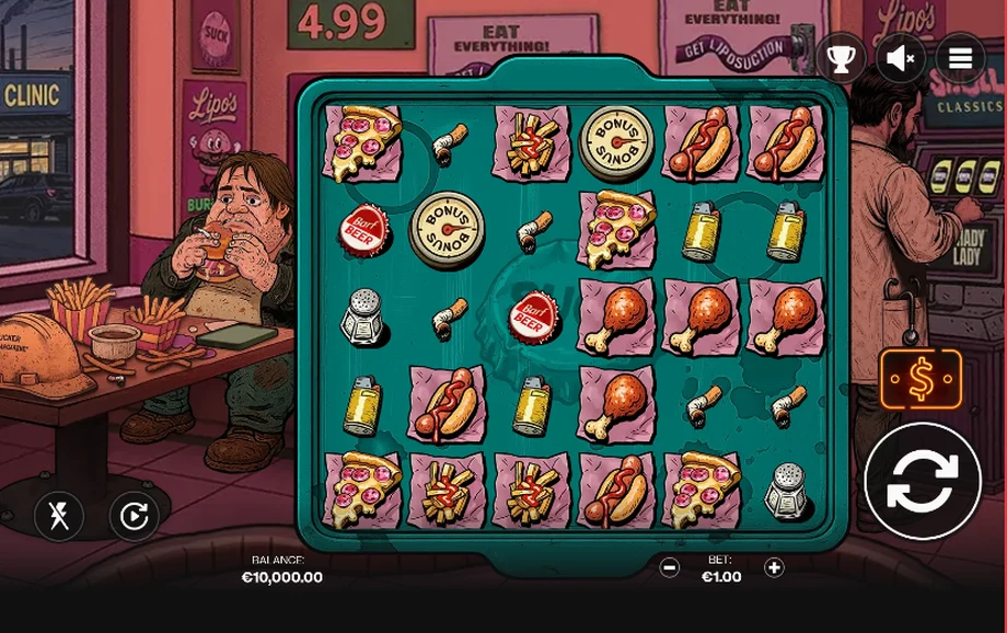 Captura del juego SUCK, tragamonedas de Shadylady disponible en 1win