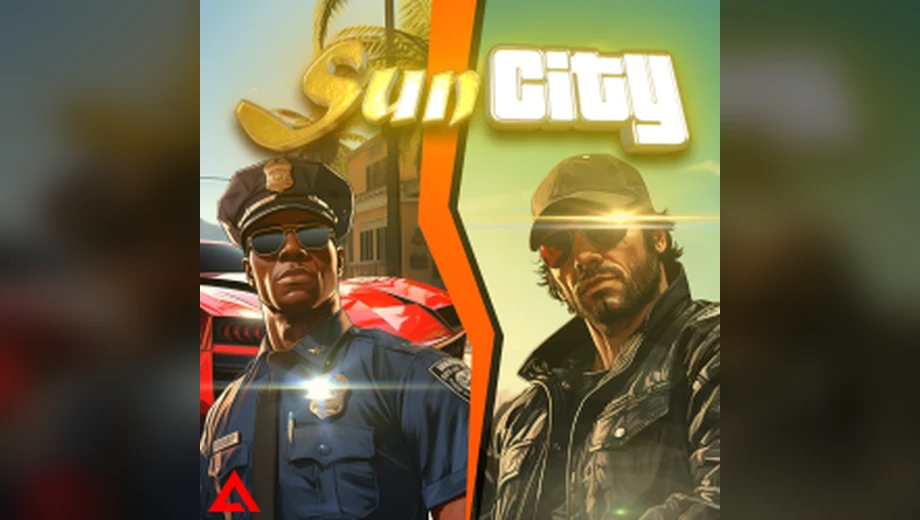 Banner de SunCity, tragamonedas de AGT disponible en 1win