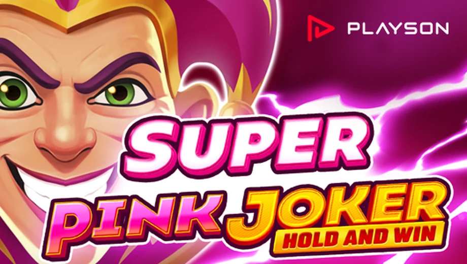Banner de Super Pink Joker: Hold and Win, tragamonedas de Playson disponible en 1win