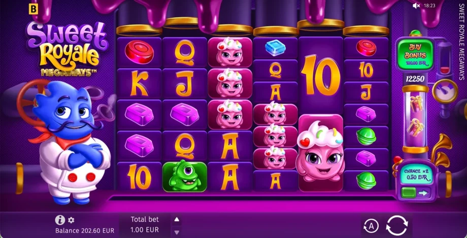 Captura del juego Sweet Rush Megaways, tragamonedas de BGaming disponible en 1win
