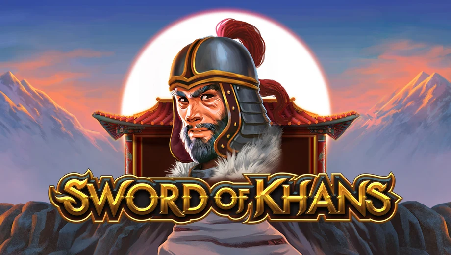 Banner de Sword of Khans Reborn, tragamonedas de Thunderkick disponible en 1win