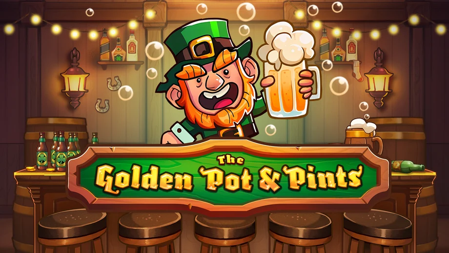 Banner de The Golden Pot and Pints, tragamonedas de Thunderkick disponible en 1win