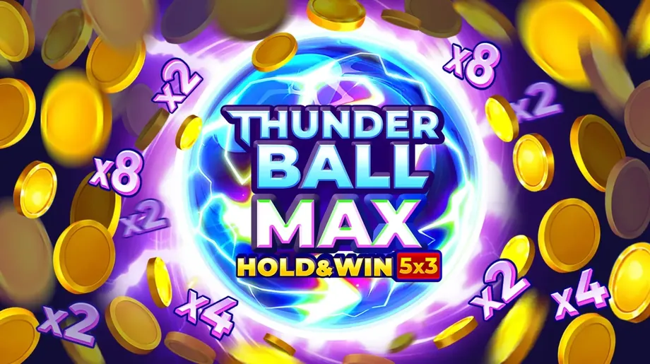 Banner de Thunder Ball Max, tragamonedas de Ela Games disponible en 1win