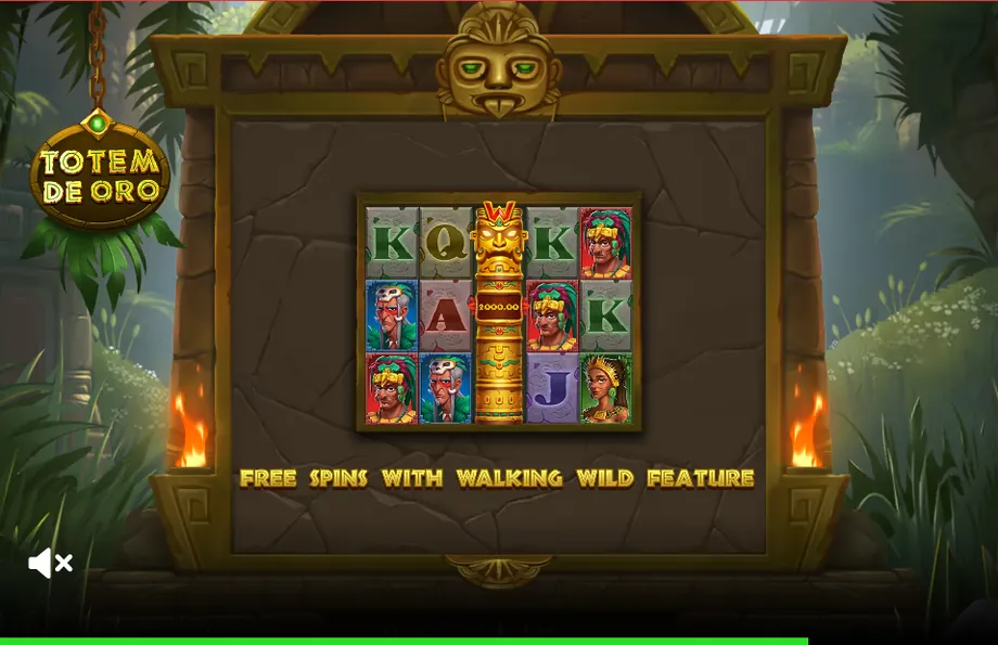 Captura del juego Totem de Oro, tragamonedas de GameBeat disponible en 1win