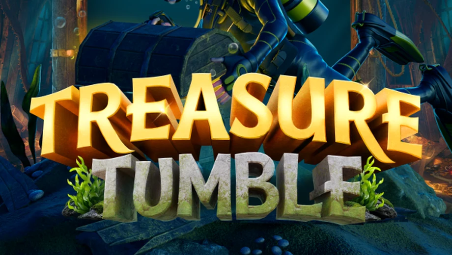 Banner de Treasure Tumble, tragamonedas de Relax disponible en 1win