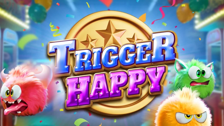 Banner de Trigger Happy, tragamonedas de Big Time Gaming disponible en 1win