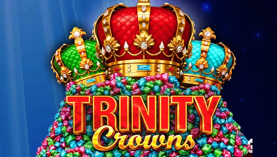 Banner de Trinity Crowns, tragamonedas de AmigoGaming disponible en 1win