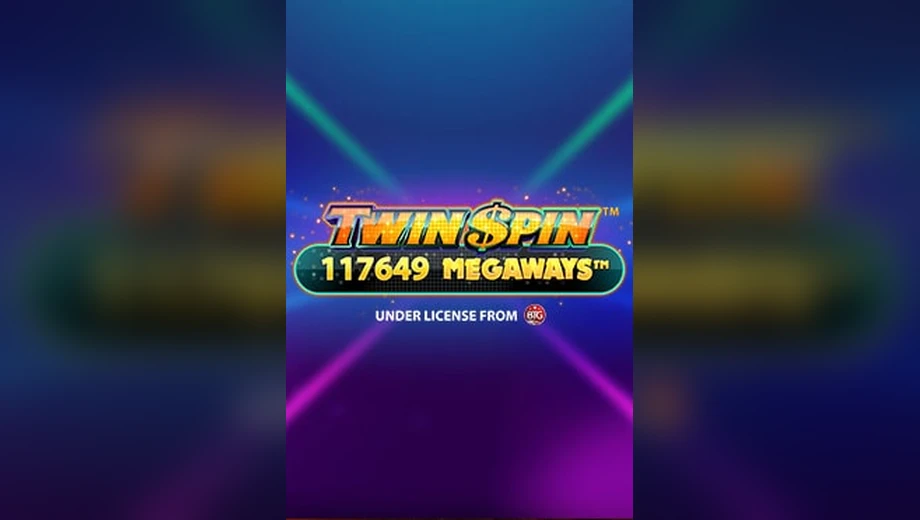 Banner de Twin Spin Megaways, tragamonedas de NetEnt disponible en 1win