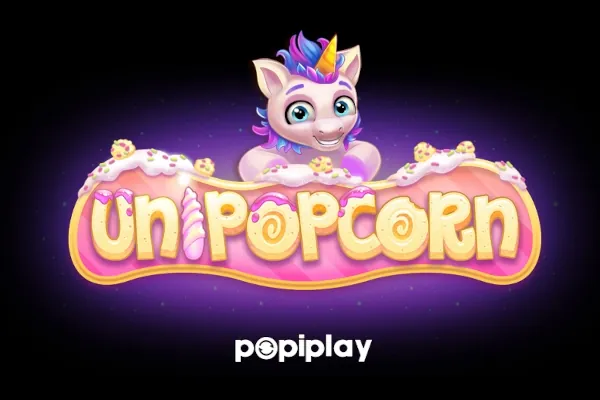 Banner de Unipopcorn, tragamonedas de PopiPlay disponible en 1win