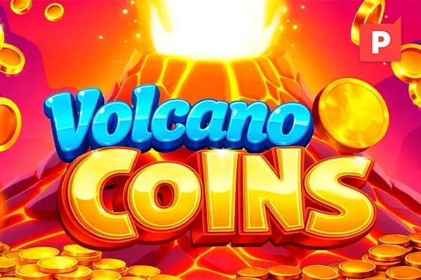 Banner de Volcano Coins, tragamonedas de Platipus disponible en 1win