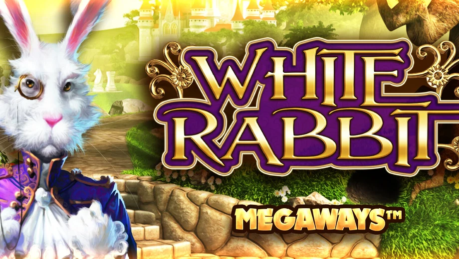 Banner de White Rabbit, tragamonedas de Big Time Gaming disponible en 1win